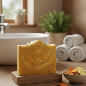 Jabón Revitalizante de Cúrcuma y Jengibre